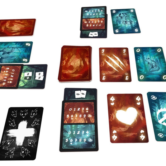 Amarok - Juego de cartas de intuición, lógica y faroleo - 3-6 jugadores - +8 años - Rocket Lemon