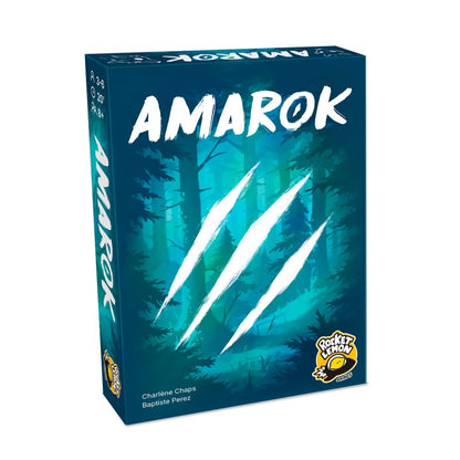 Amarok - Juego de cartas de intuición, lógica y faroleo  - 3-6 jugadores - +8 años - Rocket Lemon