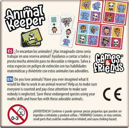 Animal Keeper MINI - Juego de mesa - Cayro - 2-6 jugadores - 6+ años - 15 min