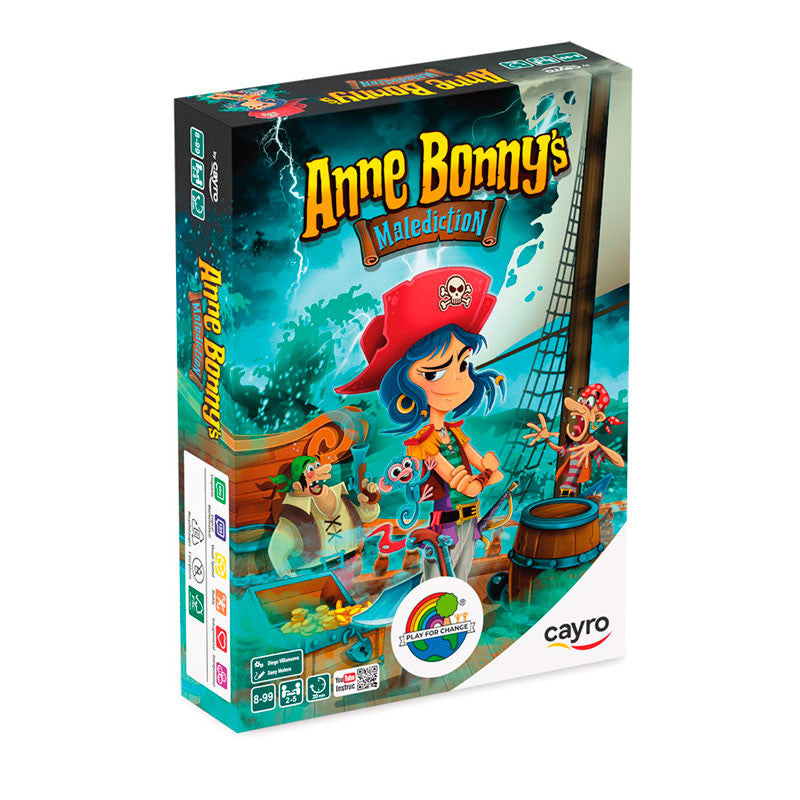 Anne Bonny’s Malediction – Juego de dados, traiciones y monedas (8+ años · 2-5 jugadores)