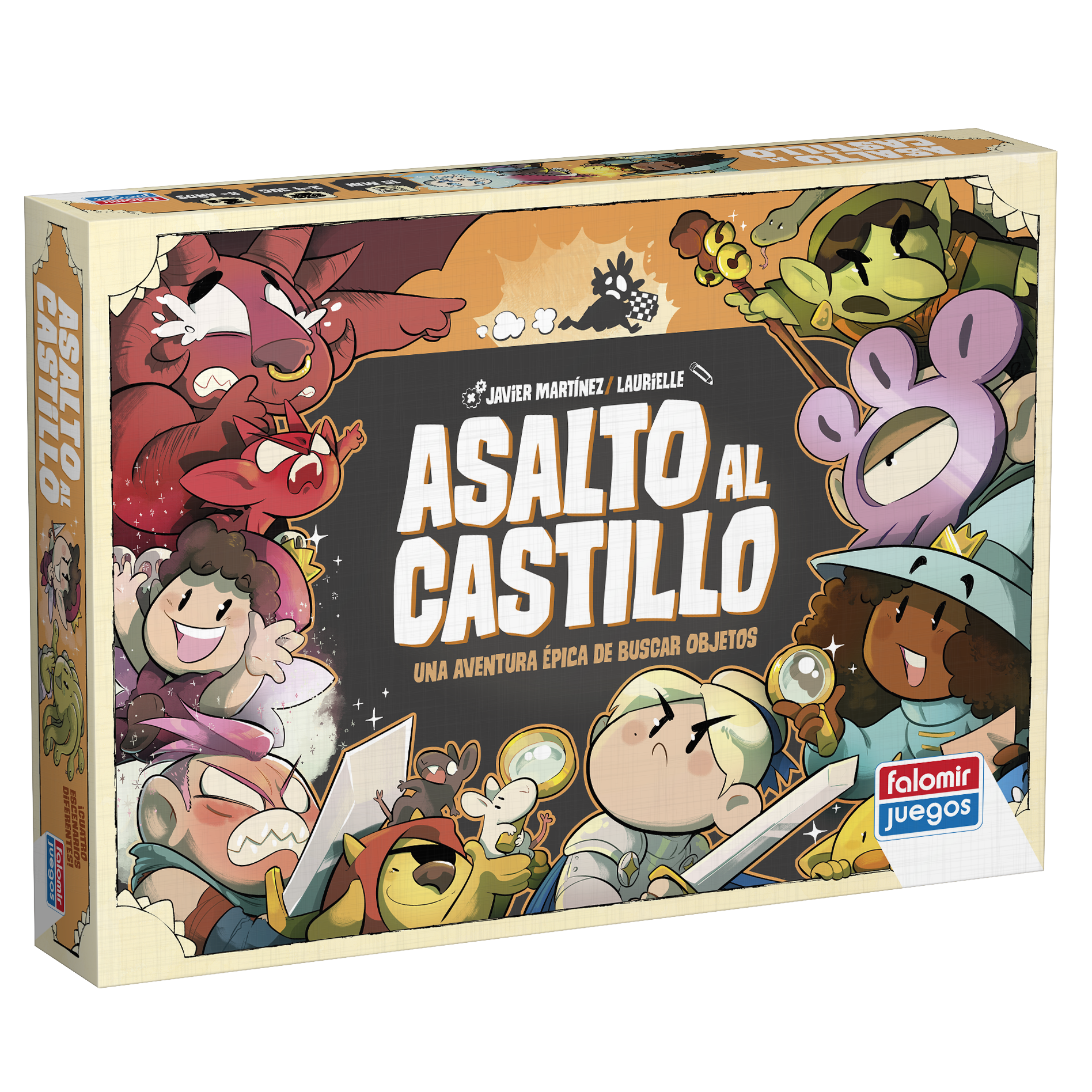 Asalto al Castillo , busca antes que nadie +8 años - 2 a 4 jugadores