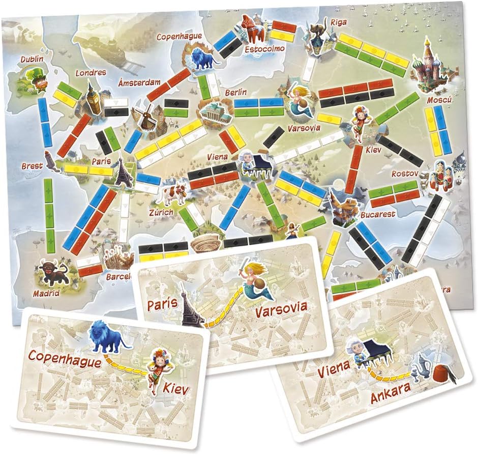 ¡Aventureros al Tren! El Primer Viaje - Juego de mesa - Asmodee - Desde 6 años