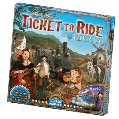 ¡Aventureros al Tren! Iberia y Corea del Sur - Juego de mesa - Asmodee - Desde 8 años