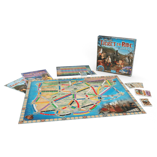 ¡Aventureros al Tren! Iberia y Corea del Sur - Juego de mesa - Asmodee - Desde 8 años