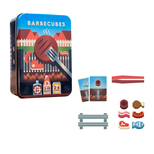 Barbecubes - Juego de mesa - MALDITO GAMES - 2-6 jugadores - 8+ años - 3-15 min
