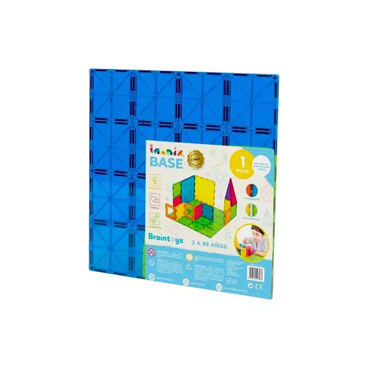 Braintoys Imanix Base Magnética Grande AZUL Building Toys