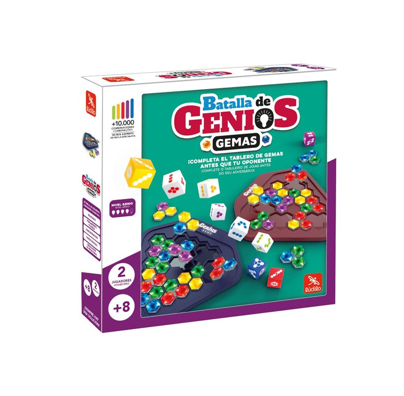 Batalla de Genios Gemas - Juego de lógica desde los 8 años