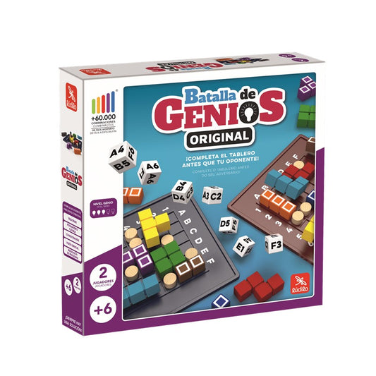 Batalla de Genios, juego de lógica y rapidez visual, 10 minutos, desde 6 años
