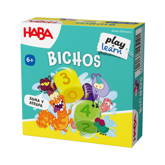 Bichos, juego de memoria y cálculo mental, 10 minutos, desde 6 años