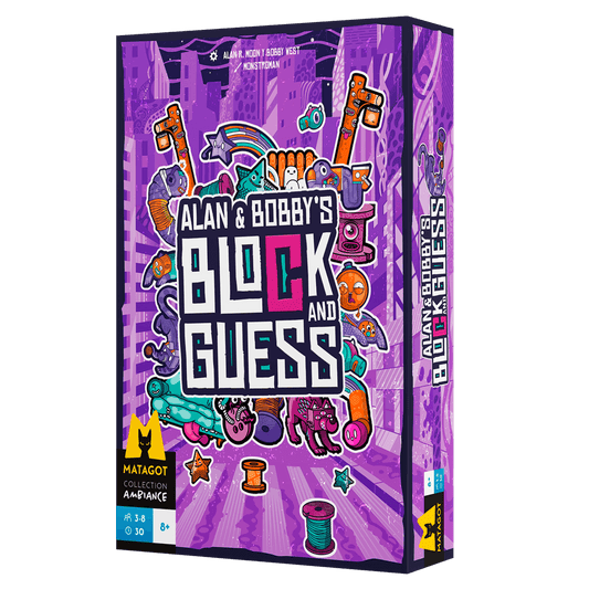 BLOCK & GUESS - Juego de mesa - Asmodee - Desde 8 años Board Games