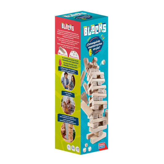Blocks - ¿Conseguirás mantenerlas en pie? - 2+ jugadores - 6+ años