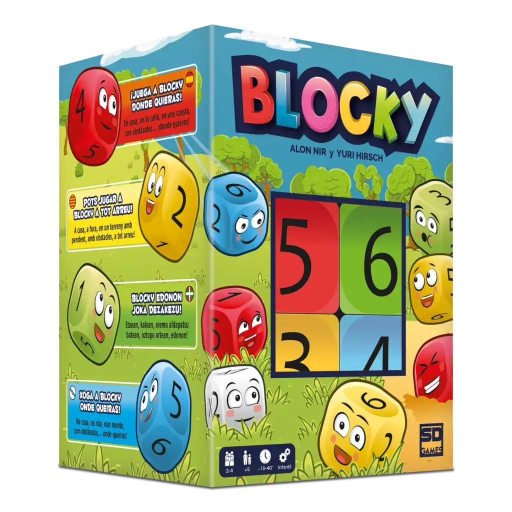 Blocky - Juego de mesa - SD GAMES - Desde 5 años