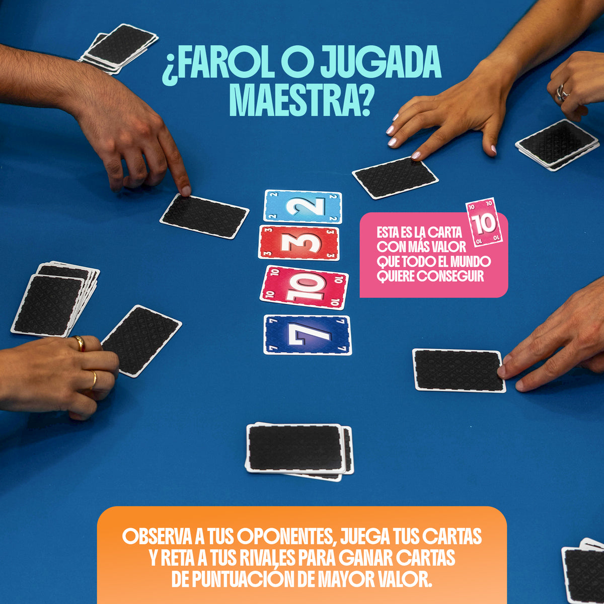 Bluffit - Juego de mesa - FALOMIR - 2-6 jugadores - 8+ años - 15 min