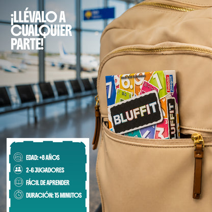 Bluffit - Juego de mesa - FALOMIR - 2-6 jugadores - 8+ años - 15 min