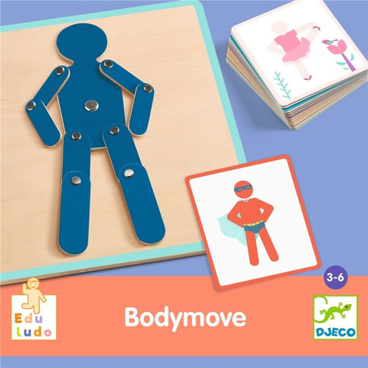 Bodymove - Juego de mesa - Djeco - 1 niño/a con adulto - 3-6 años - duración variable