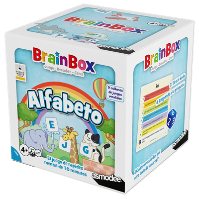 BrainBox Alfabeto - Juego de mesa - Bezzerwizzer Studio - 1 jugador - 4+ años - 10 min