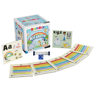 BrainBox Alfabeto - Juego de mesa - Bezzerwizzer Studio - 1 jugador - 4+ años - 10 min