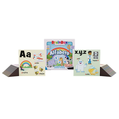 BrainBox Alfabeto - Juego de mesa - Bezzerwizzer Studio - 1 jugador - 4+ años - 10 min