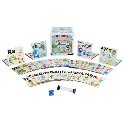 BrainBox Alfabeto - Juego de mesa - Bezzerwizzer Studio - 1 jugador - 4+ años - 10 min