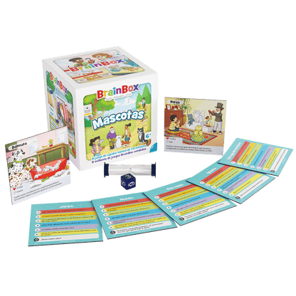 Brainbox Mascotas - Juego de mesa - Asmodee - Desde 5 años