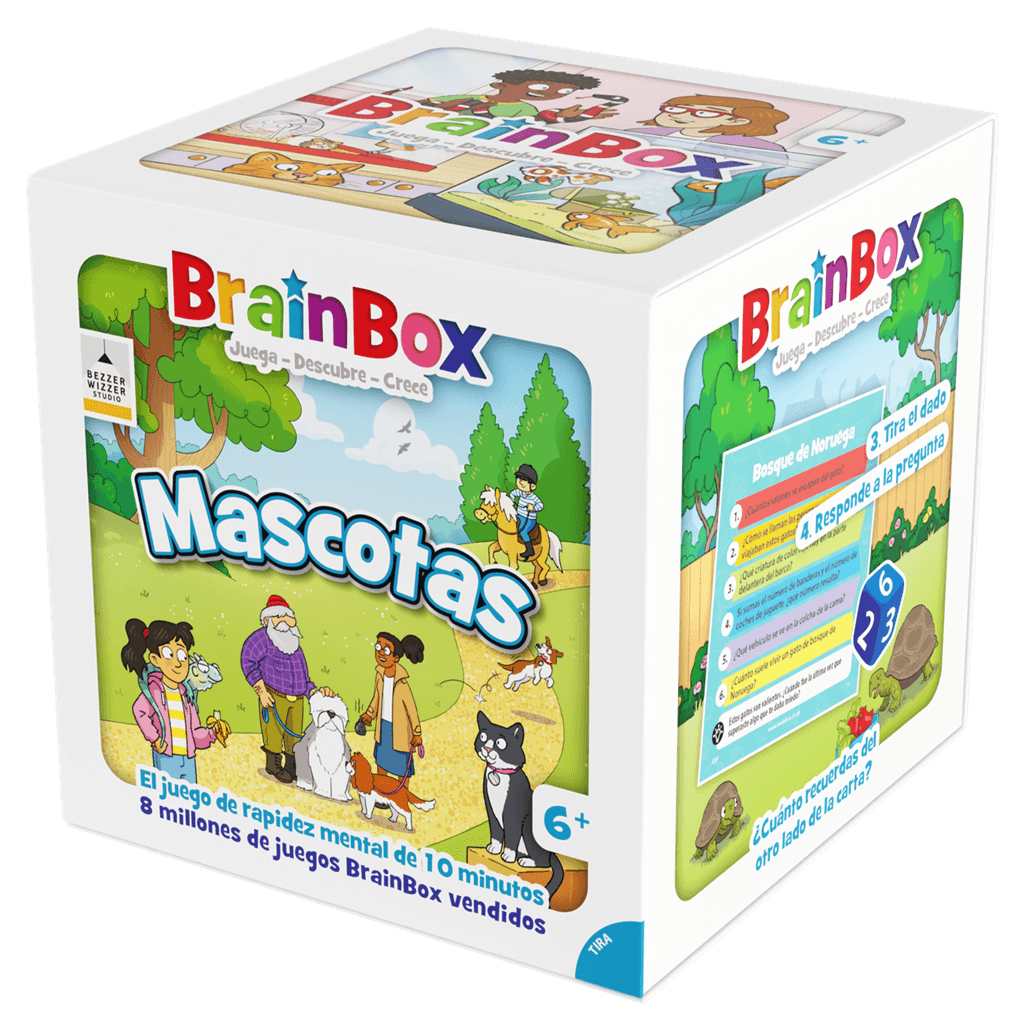 Brainbox Mascotas - Juego de mesa - Asmodee - Desde 5 años