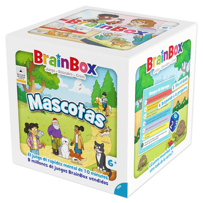 Brainbox Mascotas - Juego de mesa - Asmodee - Desde 5 años