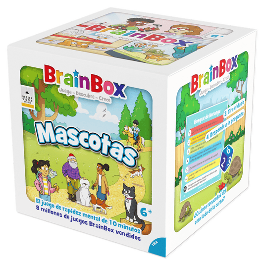 Brainbox Mascotas - Juego de mesa - Asmodee - Desde 5 años
