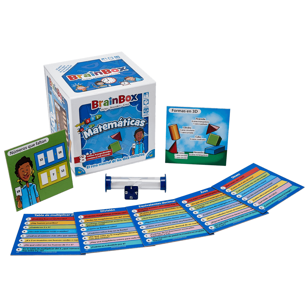 Brainbox Matemáticas - Juego de mesa - Asmodee - Desde 8 años Board Games