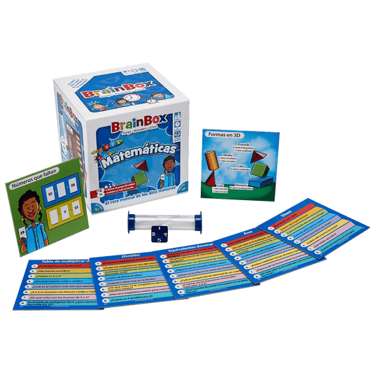 Brainbox Matemáticas - Juego de mesa - Asmodee - Desde 8 años Board Games
