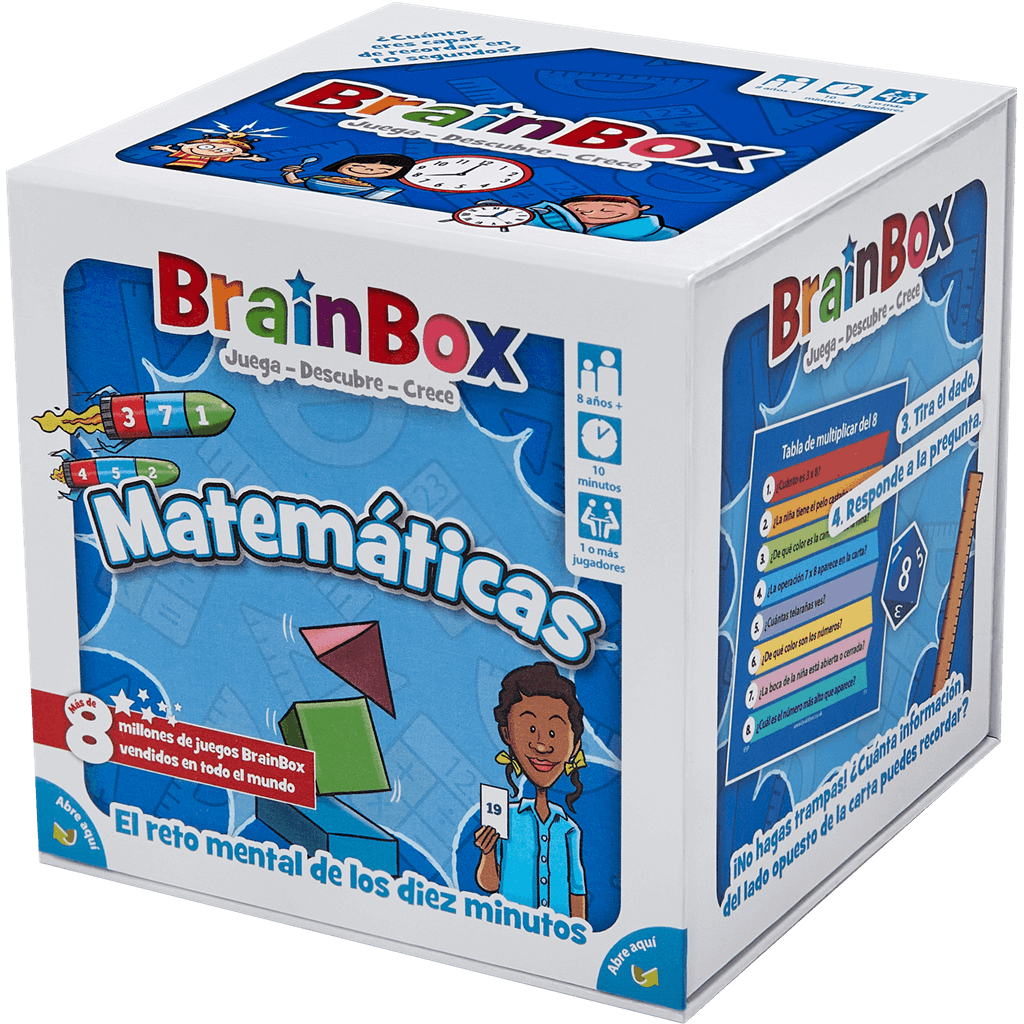 Brainbox Matemáticas - Juego de mesa - Asmodee - Desde 8 años Board Games