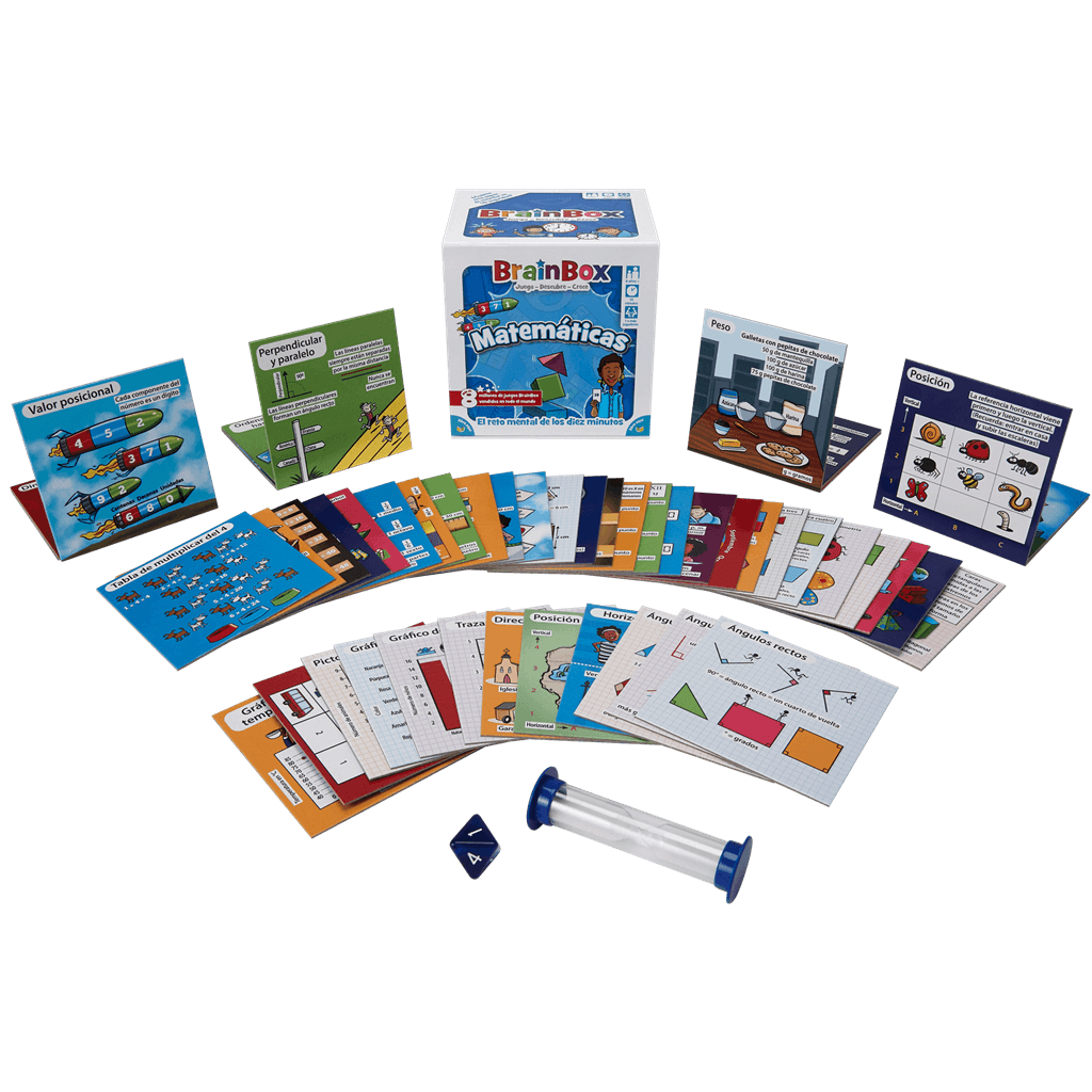 Brainbox Matemáticas - Juego de mesa - Asmodee - Desde 8 años Board Games