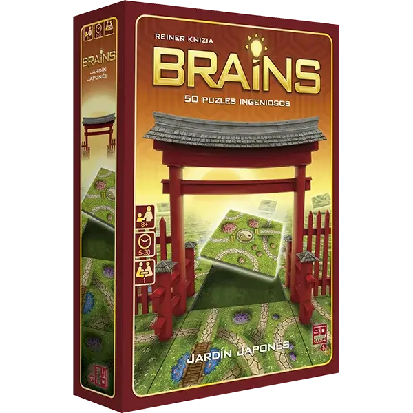 Brains: Jardín Japones  - Juego de lógica y puzzle - SD GAMES - 8+ años - 1 jugador