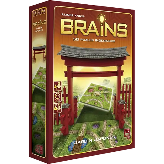 Brains: Jardín Japones  - Juego de lógica y puzzle - SD GAMES - 8+ años - 1 jugador