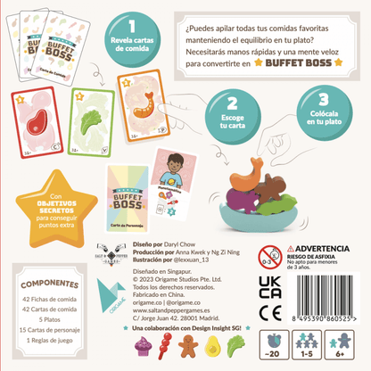 Buffet Boss - Juego de mesa - Salt & Pepper Games - Desde 6 años Board Games