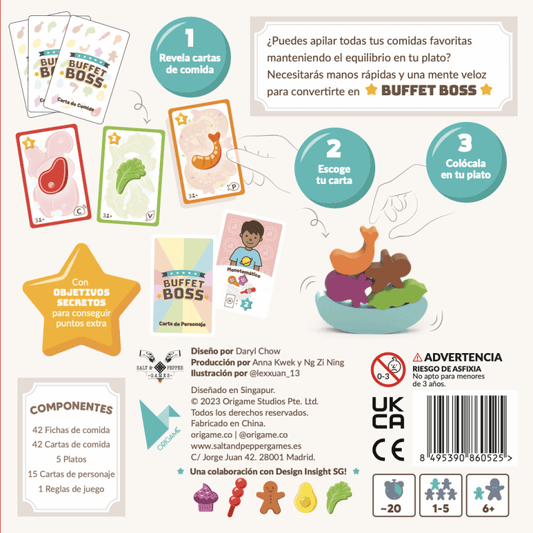 Buffet Boss - Juego de mesa - Salt & Pepper Games - Desde 6 años Board Games