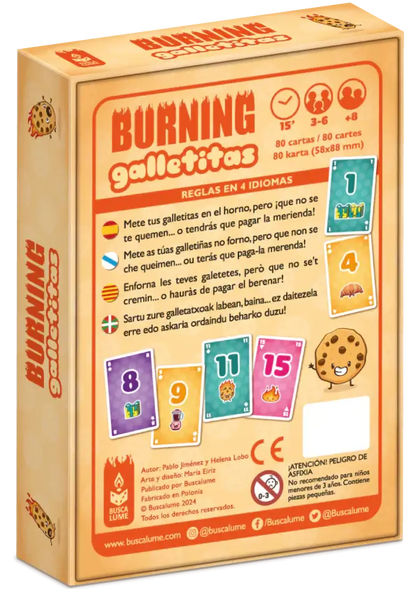 Burning Galletitas - Juego de mesa - Buscalume - Desde 8 años