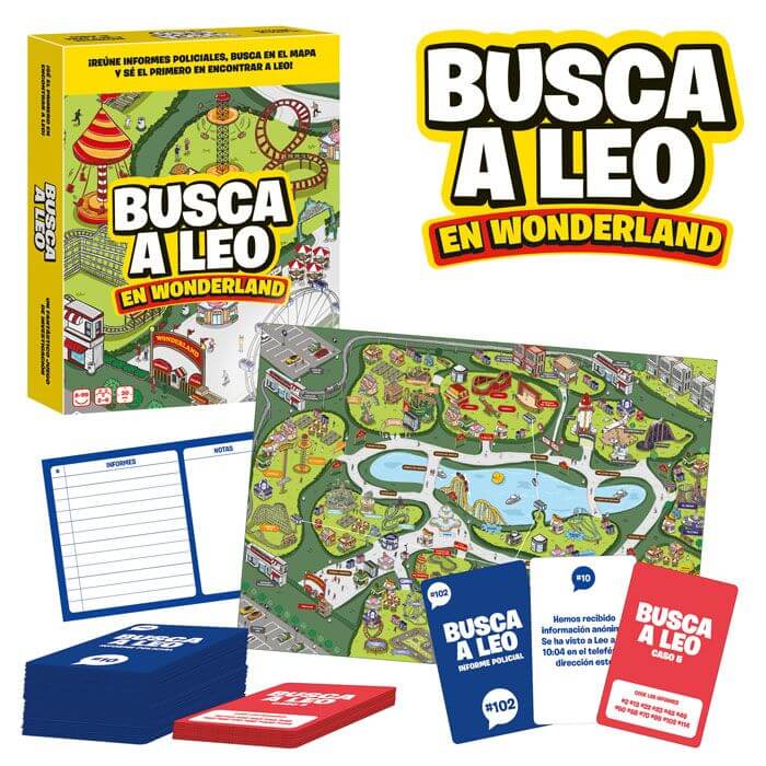 Busca a Leo - Juego de mesa - Ludilo - Desde 8 años