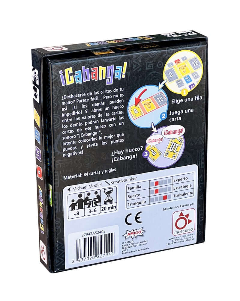 Cabanga - Juego de mesa - Mercurio - Desde 8 años