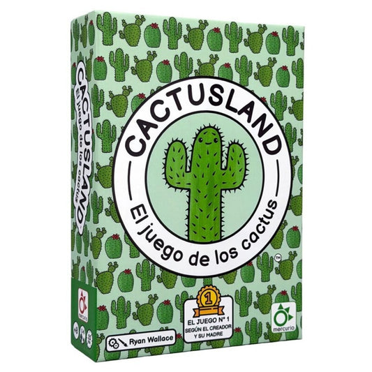 Cactusland - Juego de mesa - Mercurio - 2-6 jugadores - 8+ años - 20 min