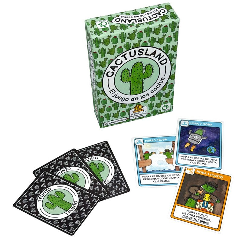Cactusland - Juego de mesa - Mercurio - 2-6 jugadores - 8+ años - 20 min