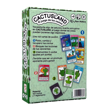 Cactusland - Juego de mesa - Mercurio - 2-6 jugadores - 8+ años - 20 min