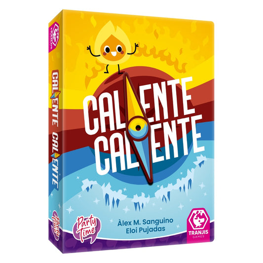 Caliente Caliente - Juego cooperativo de deducción de personajes - 2-9 jugadores - +10 años - Tranjis