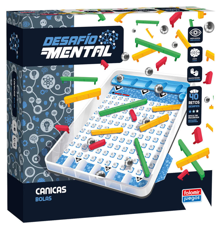 Canicas - Desafío Mental - Juego de mesa - FALOMIR - Desde 8 años