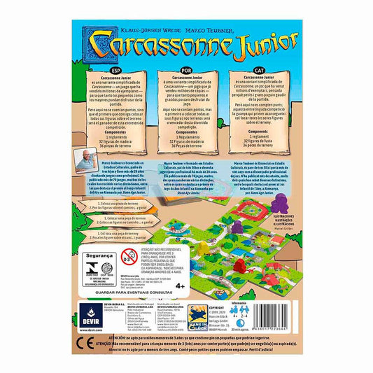 Carcassone Jr - Juego de mesa - Devir - Desde 4 años