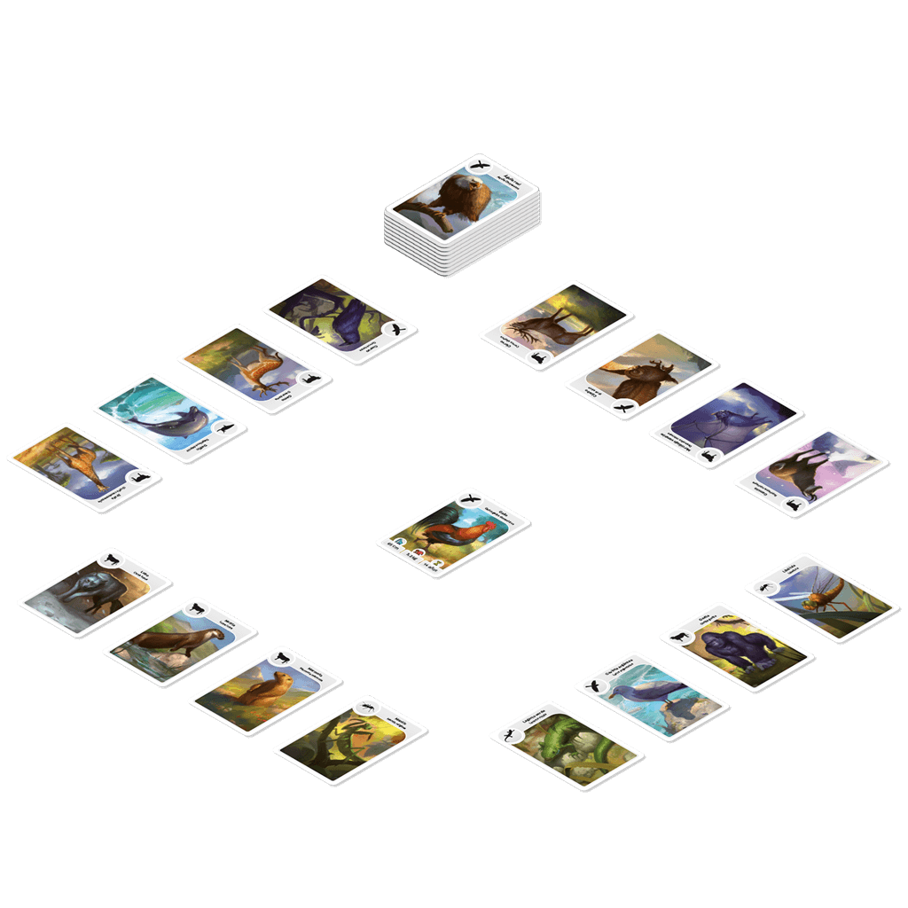 Cardline Animales - Juego de mesa - Asmodee - Desde 7 años
