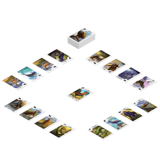 Cardline Animales - Juego de mesa - Asmodee - Desde 7 años