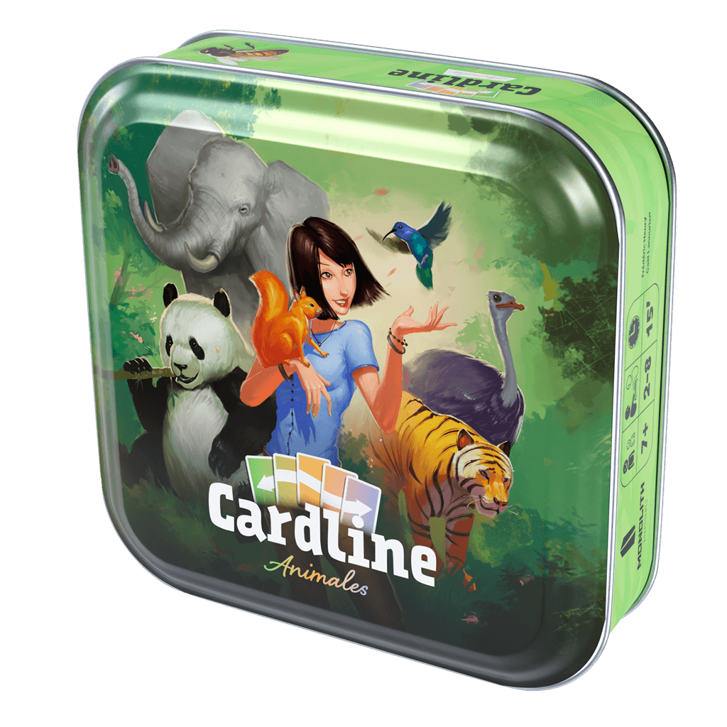 Cardline Animales - Juego de mesa - Asmodee - Desde 7 años