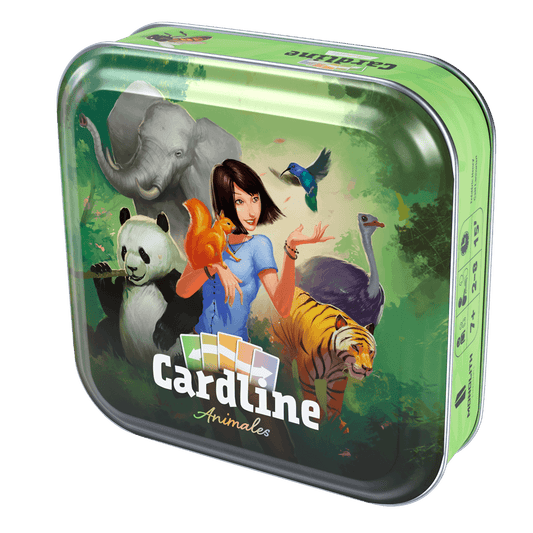 Cardline Animales - Juego de mesa - Asmodee - Desde 7 años
