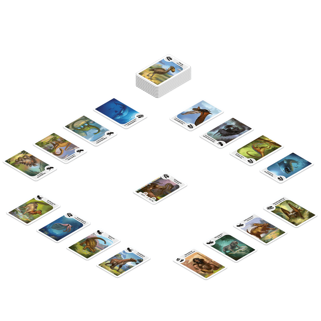 Cardline Dinosaurios - Juego de mesa - Asmodee - Desde 7 años