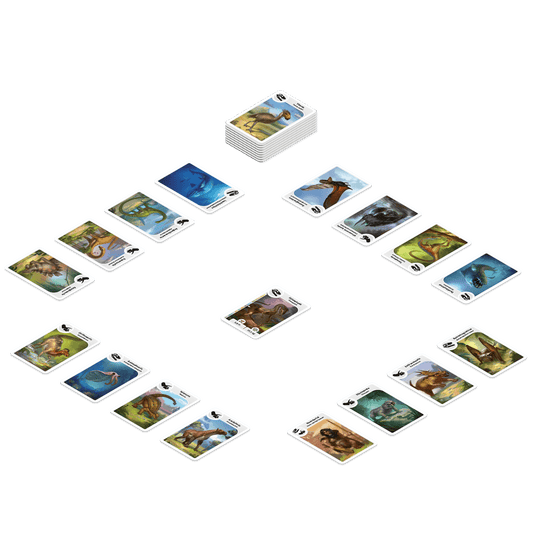 Cardline Dinosaurios - Juego de mesa - Asmodee - Desde 7 años
